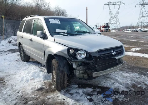 2005 Honda Pilot Ex-L z USA, uszkodzony, nr VIN 2HKYF18535H539343